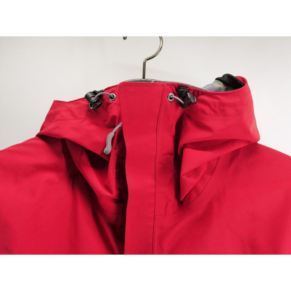 Marmot Jacket Mens Medium Red Grey Gore-Tex Performance Shell Waterproof Hooded - Picture 14 of 16